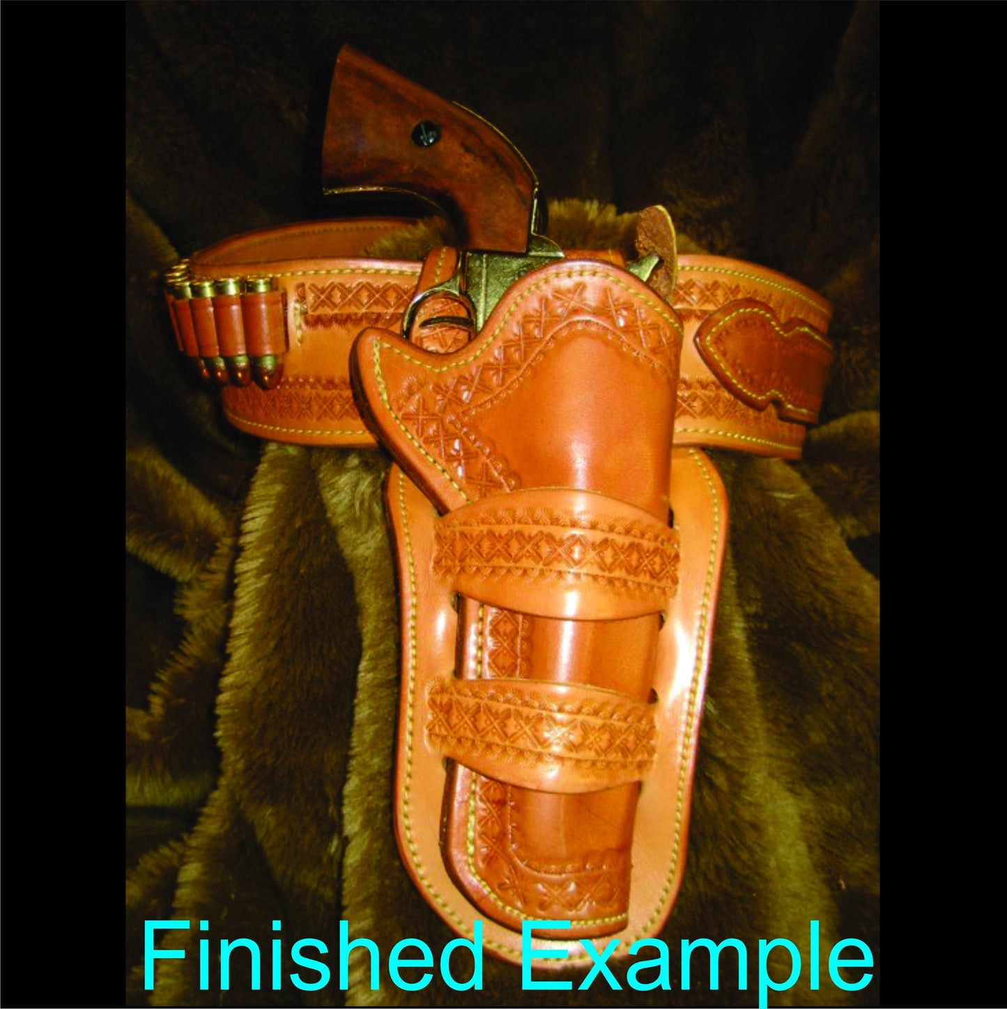 Leather Holster Template Cutting Guide Pattern Making Leather Craft Holster Design Western Style Mexican Loop Pattern Professional User