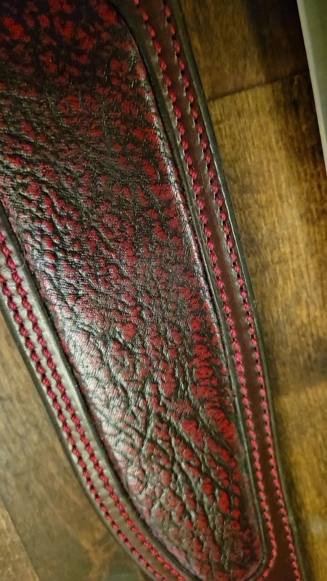 π΄ Bone A Fyde Rare Knife with Red Wildebeest Sheath β Handcrafted Exotic Leather by Slickbald | Artisan Knife for Collectors & Hunters