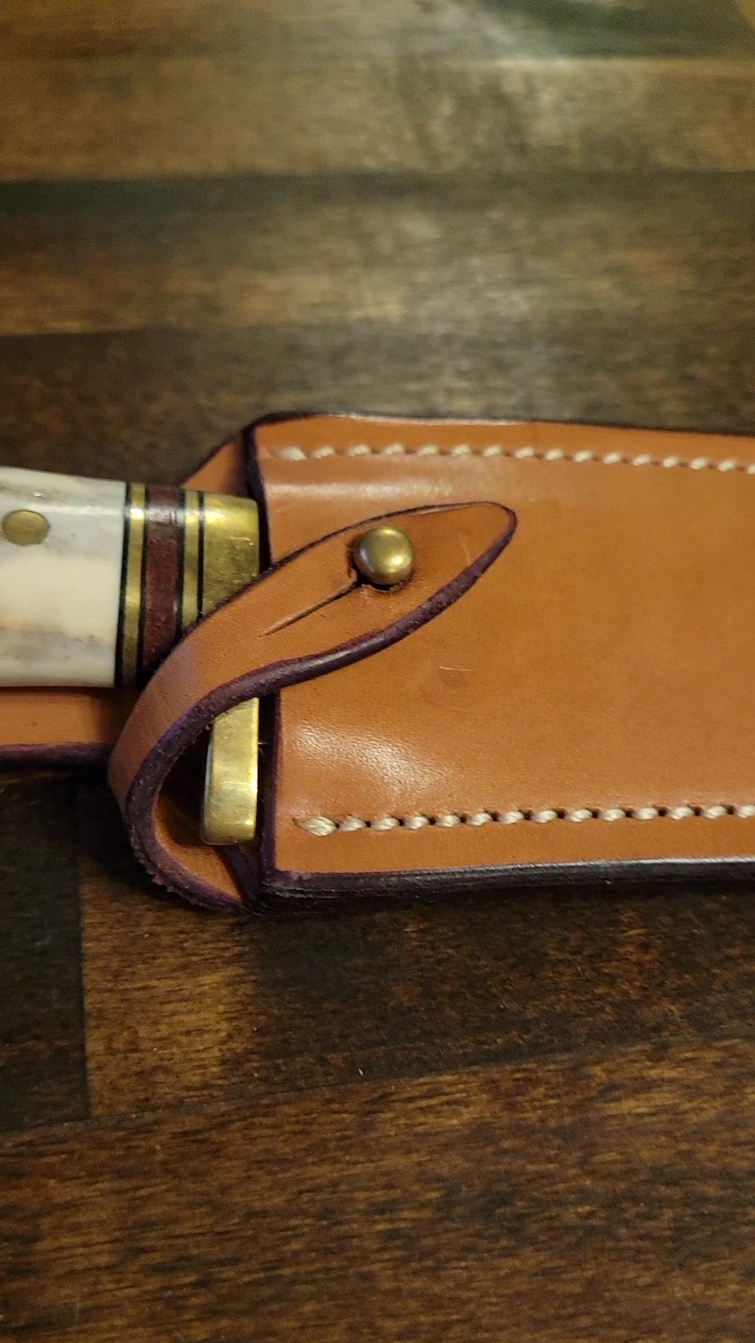 π¦ Colorado Cutlery Antler Handle Knife with Handmade Sheath by Slickbald β Wild Elegance Meets Western Craftsmanship