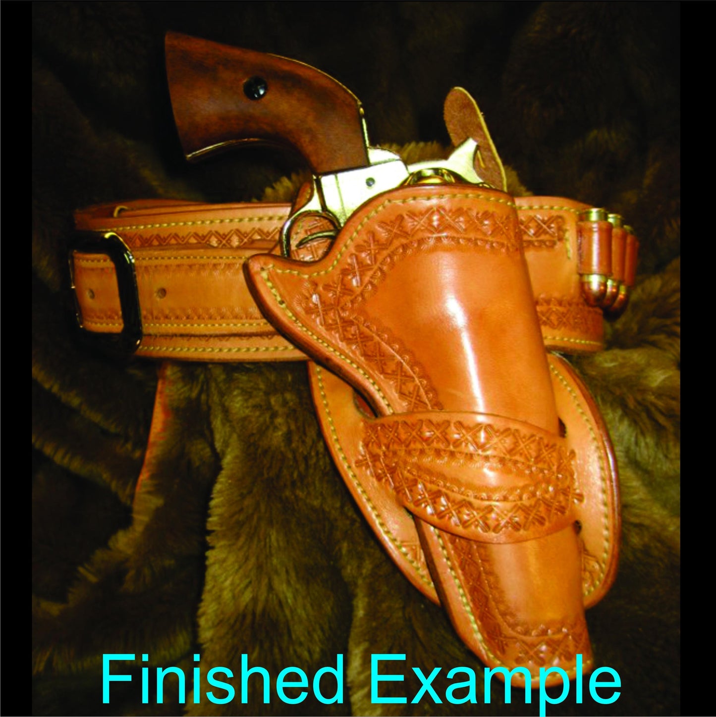 Mexican Loop Pattern Cutting Template Design Tool For Professional Holster Making Western Cross Draw Holster Theater Costume Reenactment