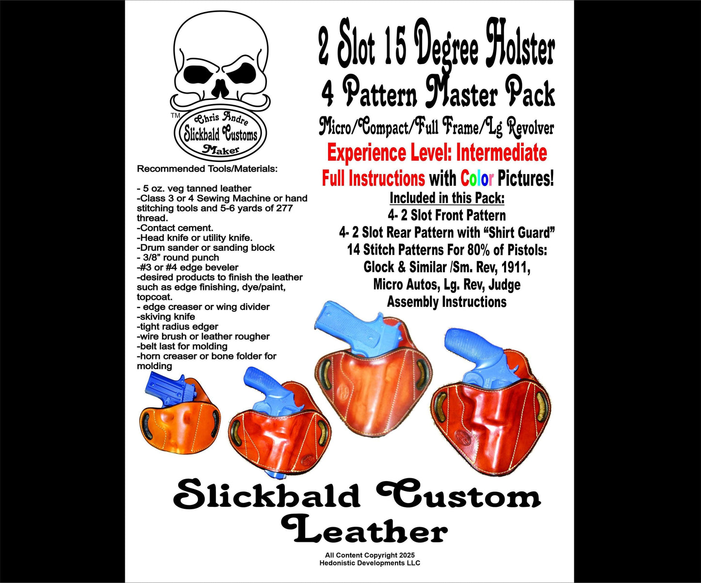 2 Slot/Pancake Holster Master Pack