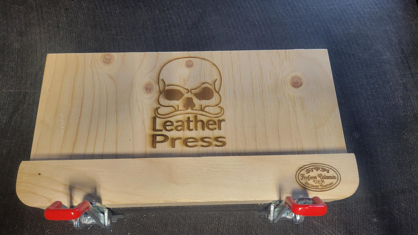 Leather Molding Press Forming Tool Making Station Work Area Craft Setup Professional Equipment Workshop Space Saving Design Craft System