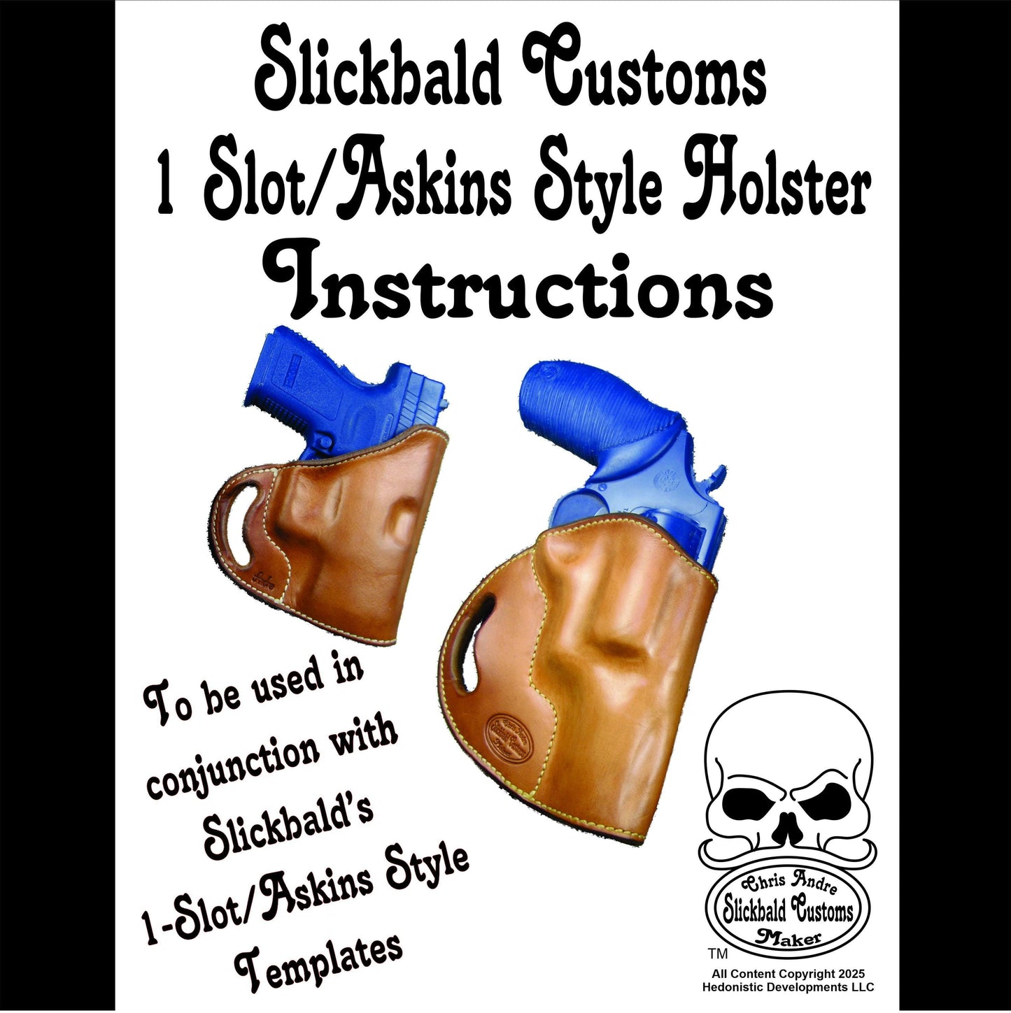 Leather Holster Pattern Making Guide Leather Working Handgun Design Custom Holster Template Download Digital Pattern Belt Accessory Tutorial PDF