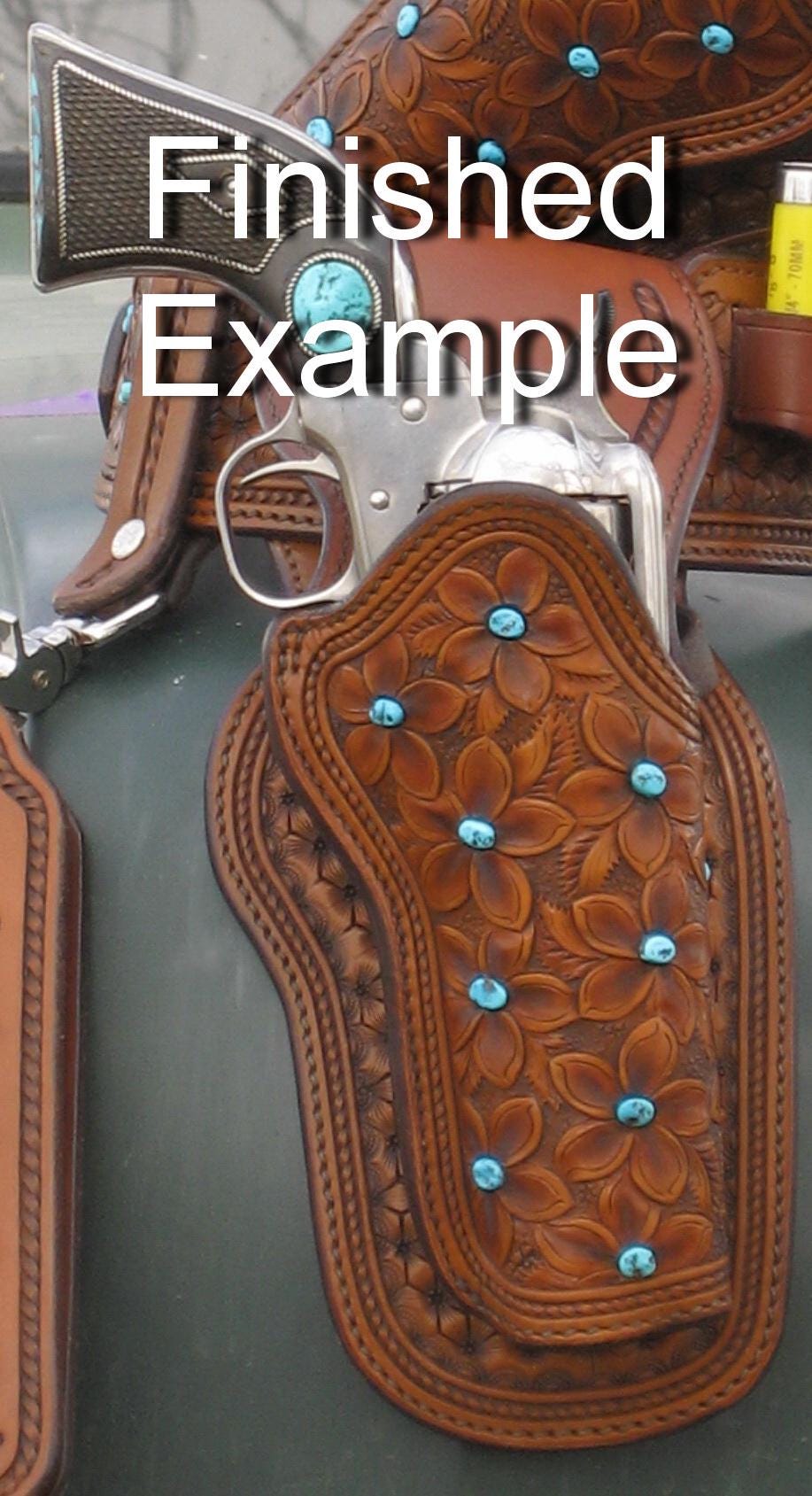 Leather Holster Template Design Pattern Making Guide Professional Workshop Cutting Tool Leather Craft Project Supplies for Professional Use