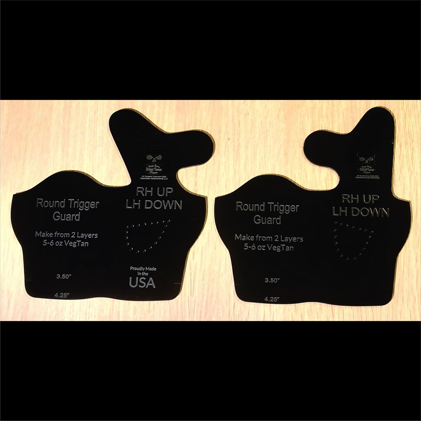 Leather Holster Template Making Guide For Professional Gunsmith Work Pattern Design Cutting Template For Concealed Carry Holster Craft Tool