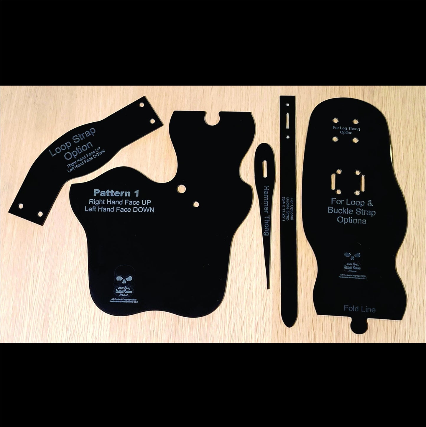 Custom Holster Pattern Cutting Guide For Leather Craft Project Design Template Making Kit For Western Gun Accessory Design Tool For Craft