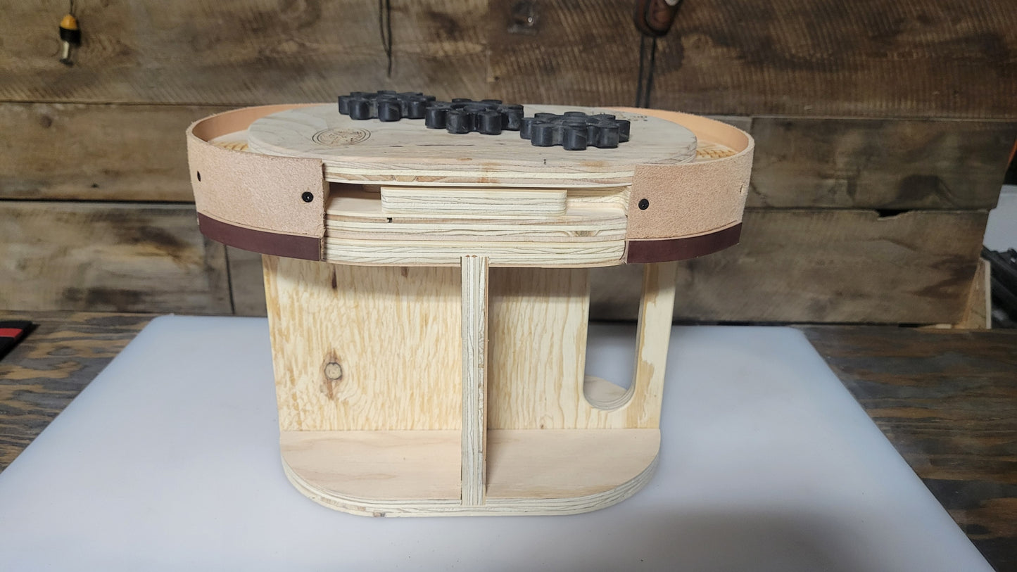 Belt Sizing Jig for Leather Belts Waist Form