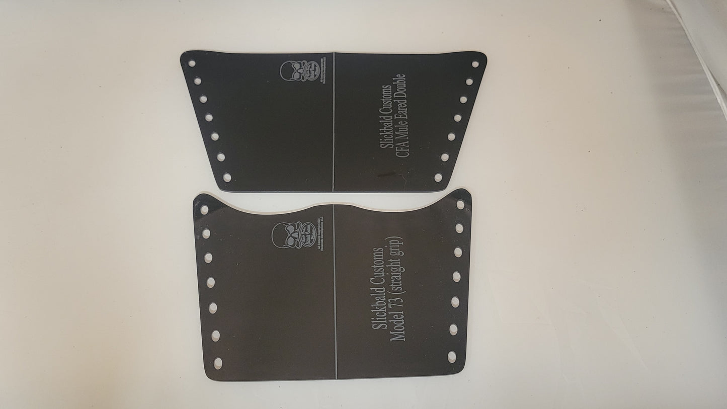 Cowboy Action Shooting Accessory Acrylic Pattern Template Set