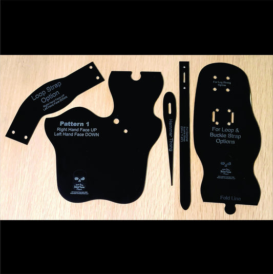 Holster Template Pattern Making Guide Leather Working Craft Template Design Pattern Precision Cut Leather Craft Project Supply Western Style