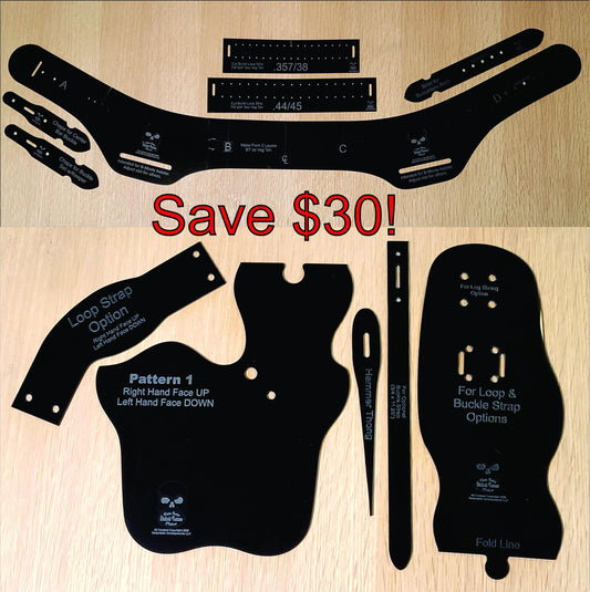 Custom Holster Pattern Cutting Guide For Leather Craft Project Design Template Making Kit For Western Gun Accessory Design Tool For Craft