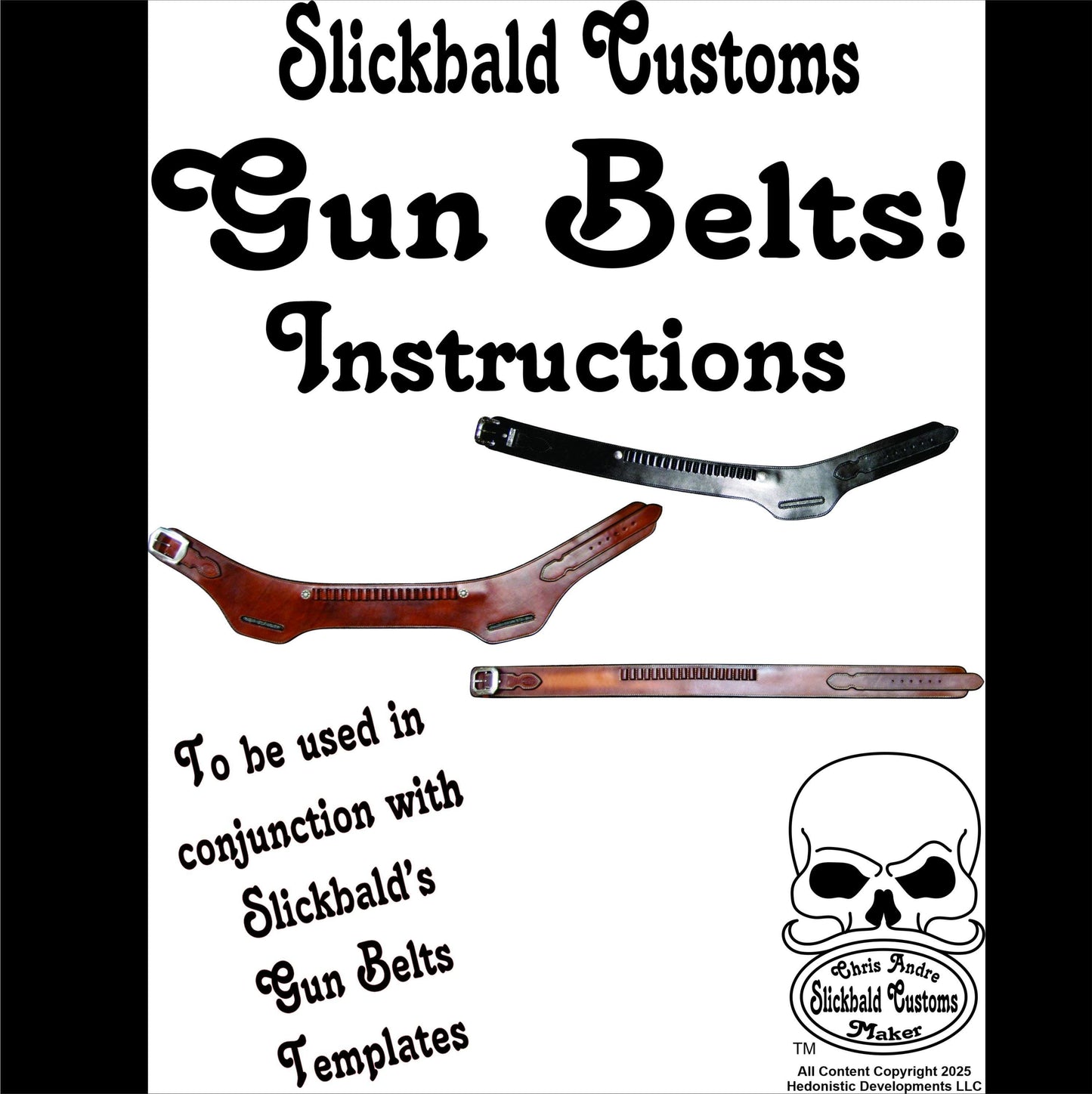 Gun Belts! Instructions Only PDF DIGITAL DOWNLOAD