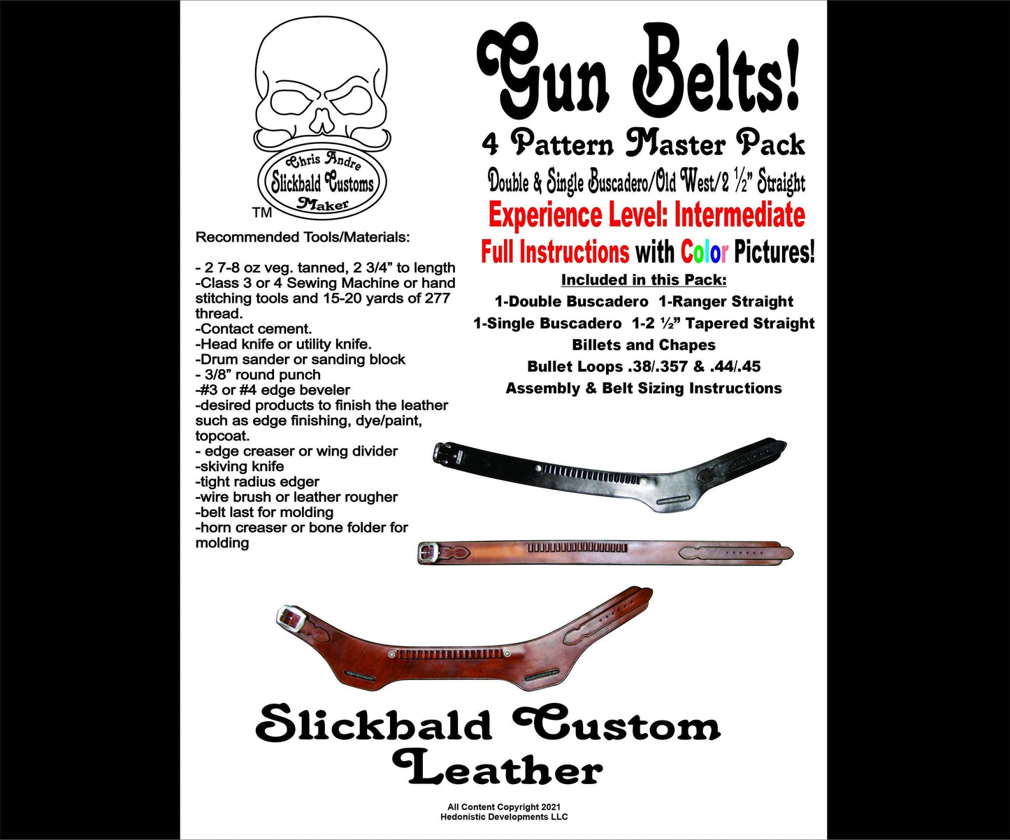 Gun Belts!  Pattern Pack