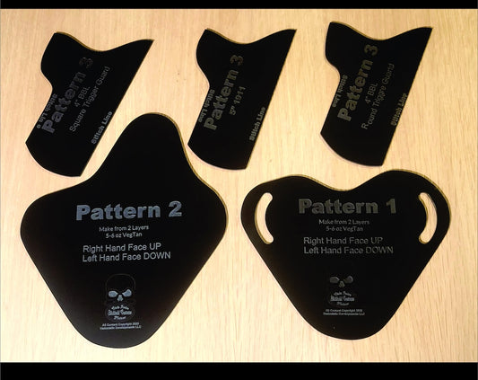 2-Slot / Pancake Holster Template Set - Full Size Auto