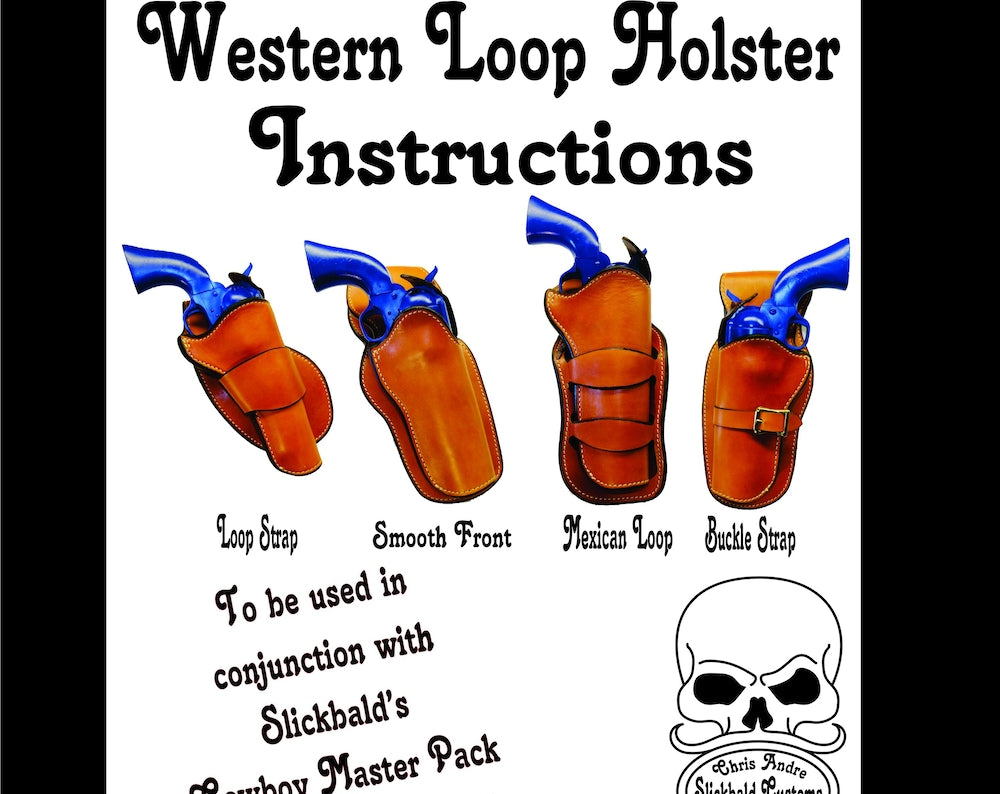 Full Rig! Hollywood Double Buscadero Gun Belt and Holster Acrylic Template Set
