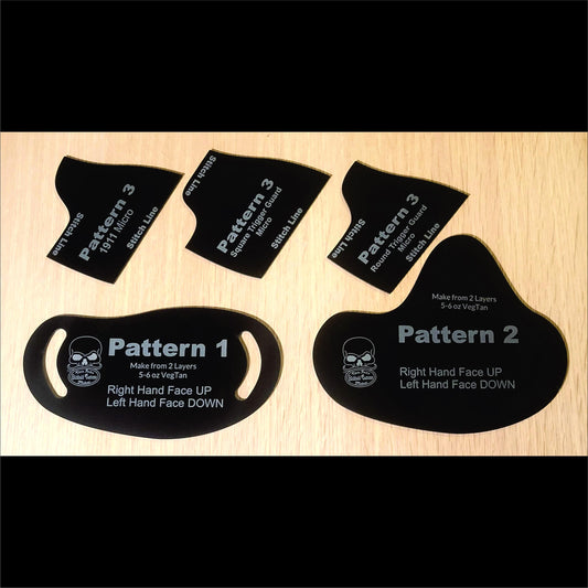 2-Slot / Pancake Holster Template Set -  Micro
