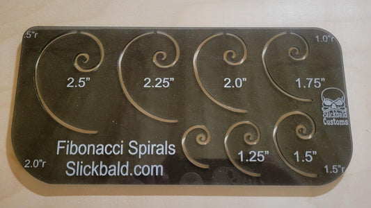 Fibinacci Template Acrylic Layout Design Drawing