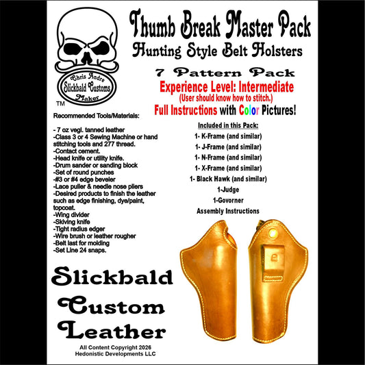 Thumb Break Large Revolver Field Holster Master Pack