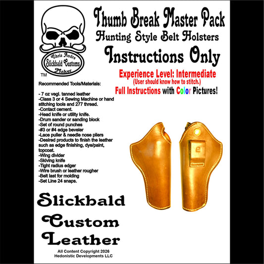 Thumb Break Tab Holster Instructions Download Only PDF